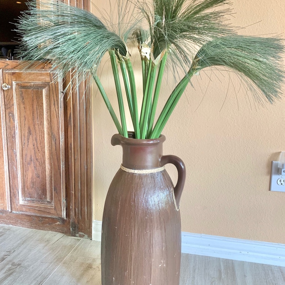 Decoration, Vase and greens.  Modern look!